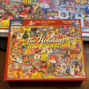 White Mountain The Holidays 1000 pc puzzle